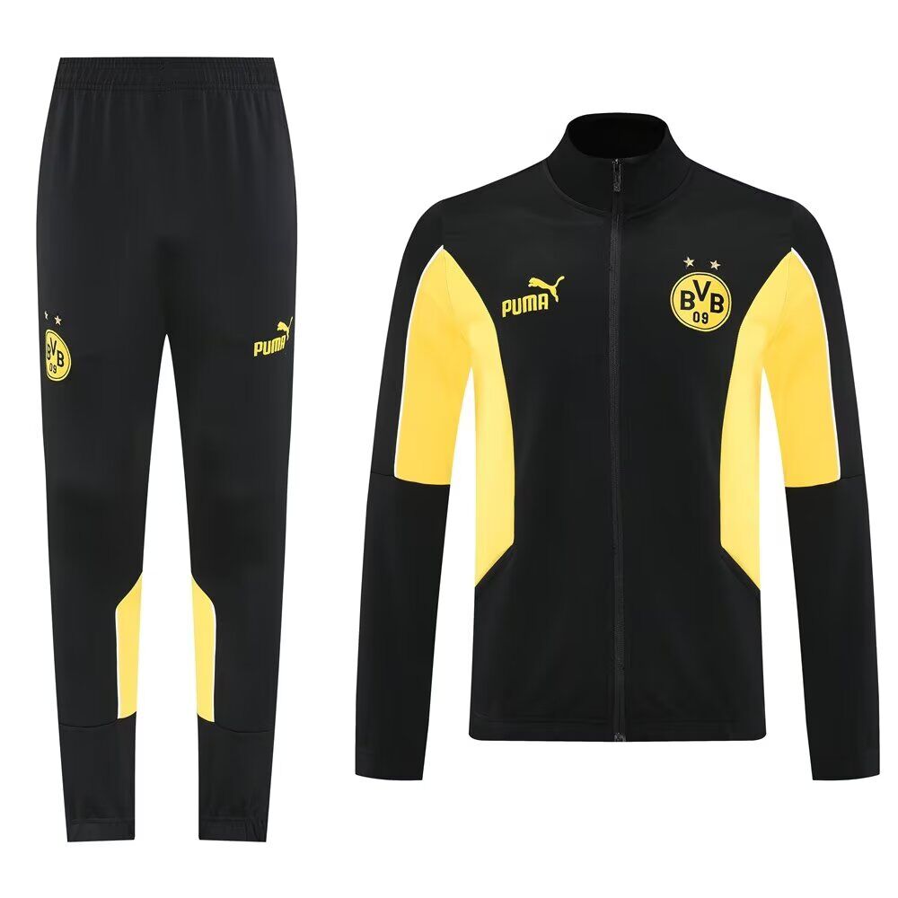 AAA Quality Dortmund 25/26 Tracksuit - Black/Yellow